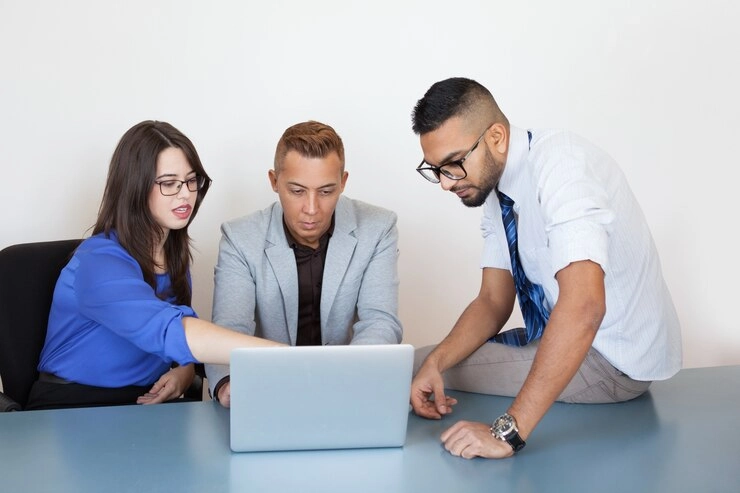 SEO team working new strategy