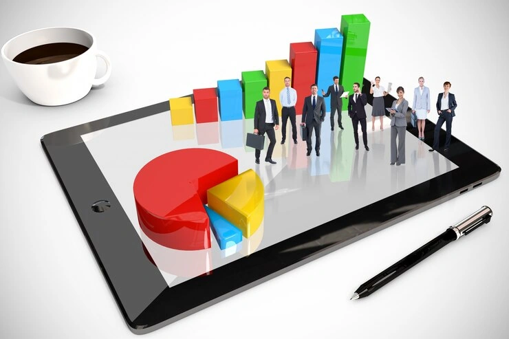people-tablet-with-bar-graph