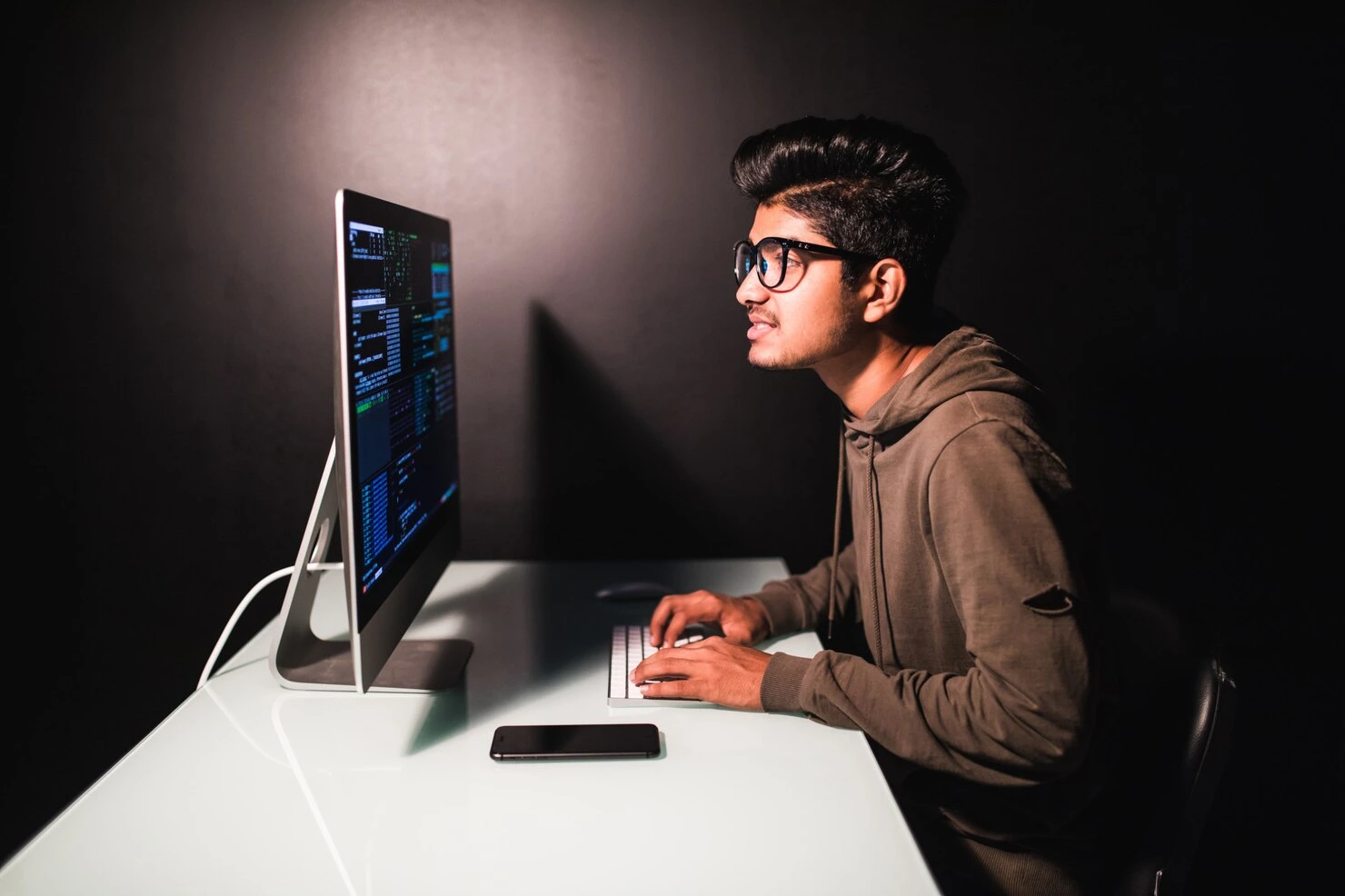 SEO specialist creating and managing XML sitemaps on a desktop computer to improve website indexing and crawlability.